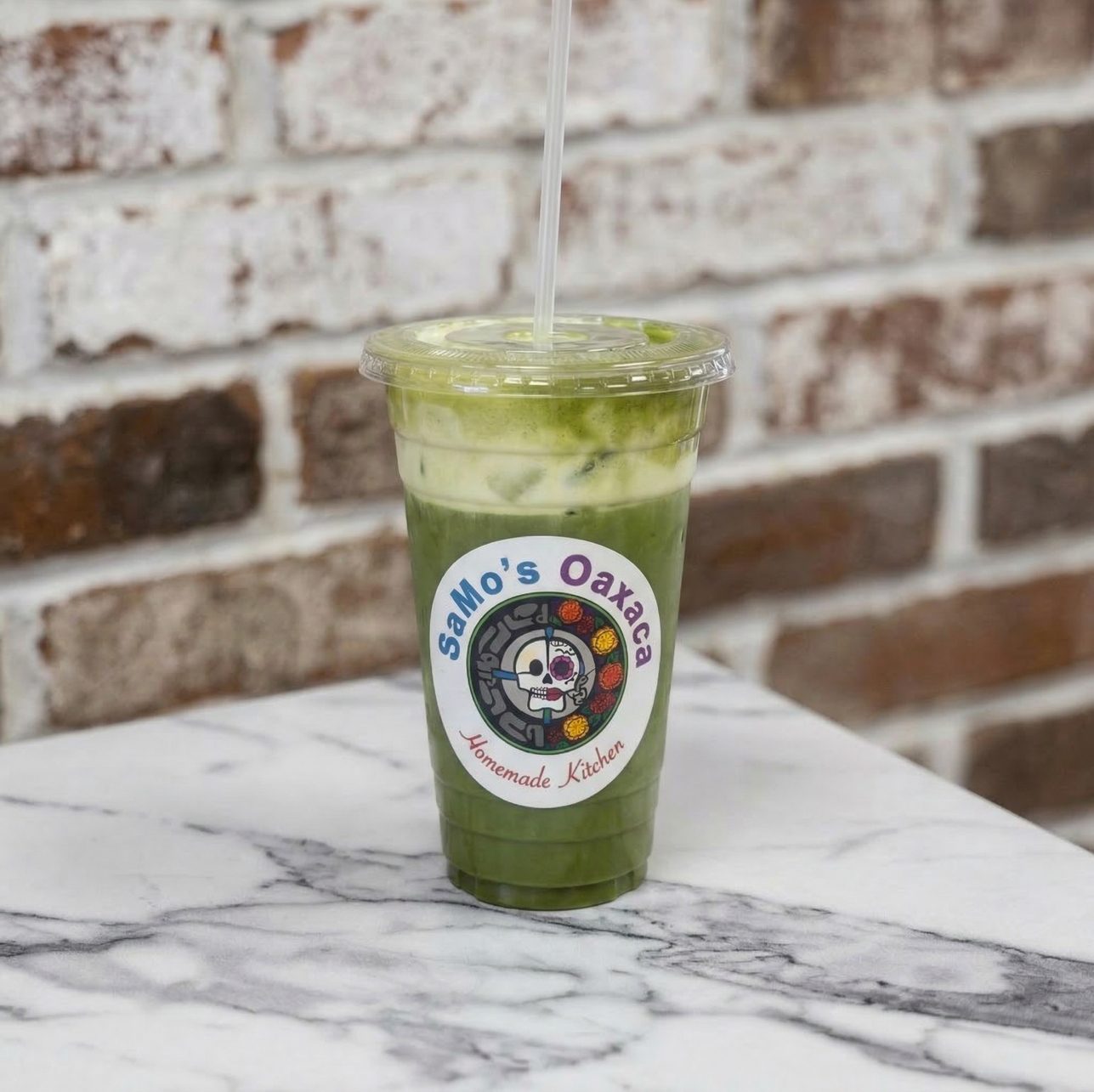 Iced Matcha Latte.
