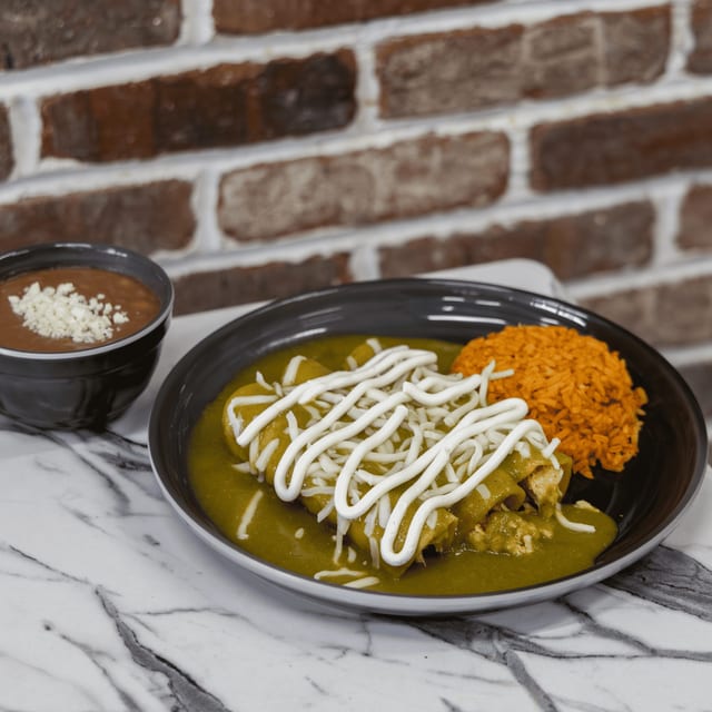 Enchiladas Plate.