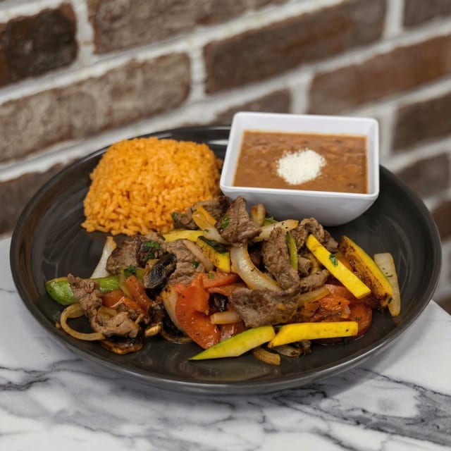 Fajitas Plate.